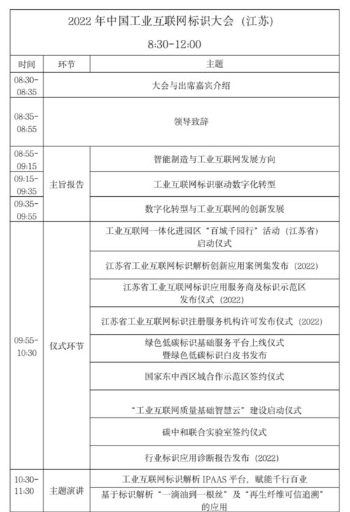 11月24日 2022中国工业互联网标识大会 江苏 即将在南京举办